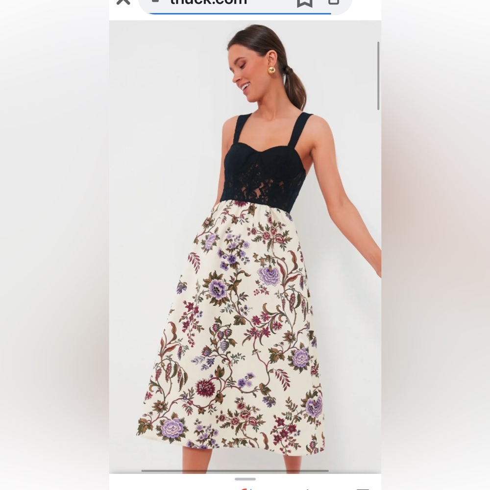 Tuckernuck Chantilly Vine Ella Dress Size 4